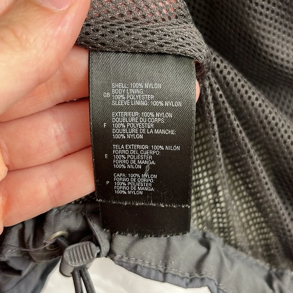 The‎ North Face Men’s Gray Windbreaker Hyvent Jacket Size Medium